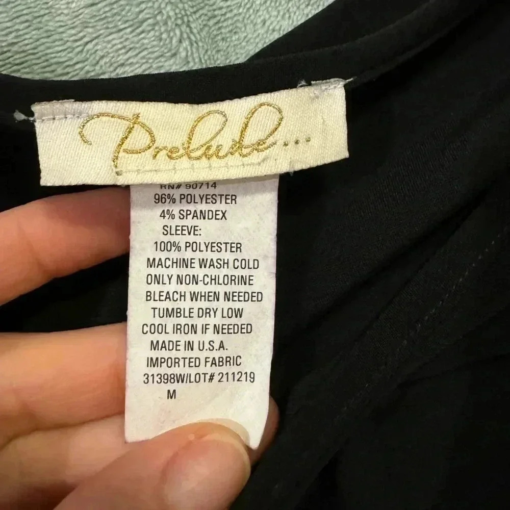 Women’s Black Prelude Dress - Picture 4 of 6